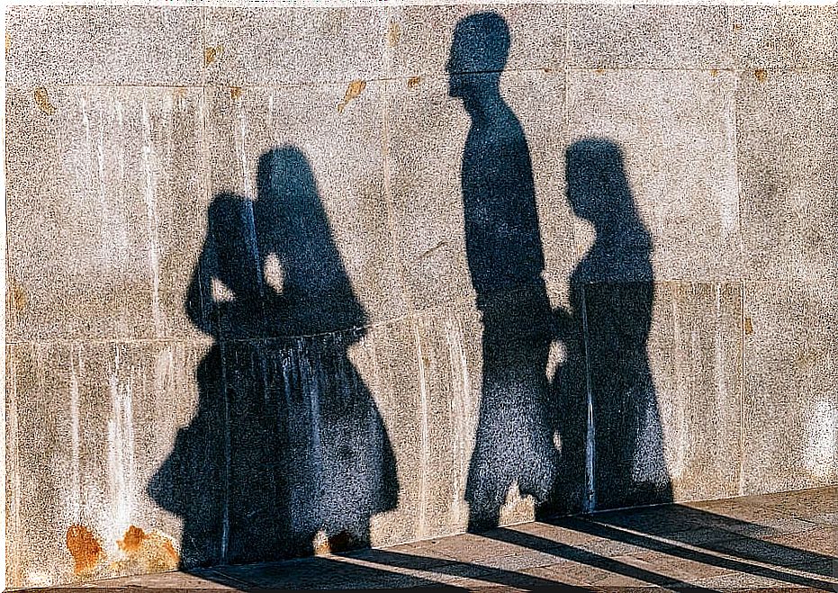Shadow of people