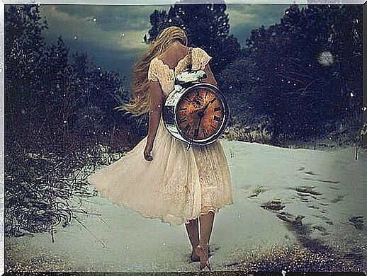 woman carrying watch