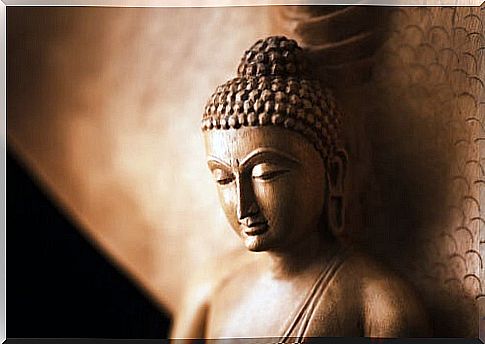 Buddha figure to represent a Buddhist story